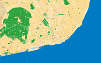 Lisbon Hotels Map